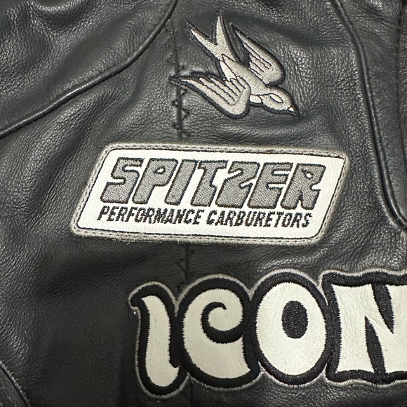 Leather Icon GoGo Bombshell Motorcycle Jacket - Picture 6 of 16